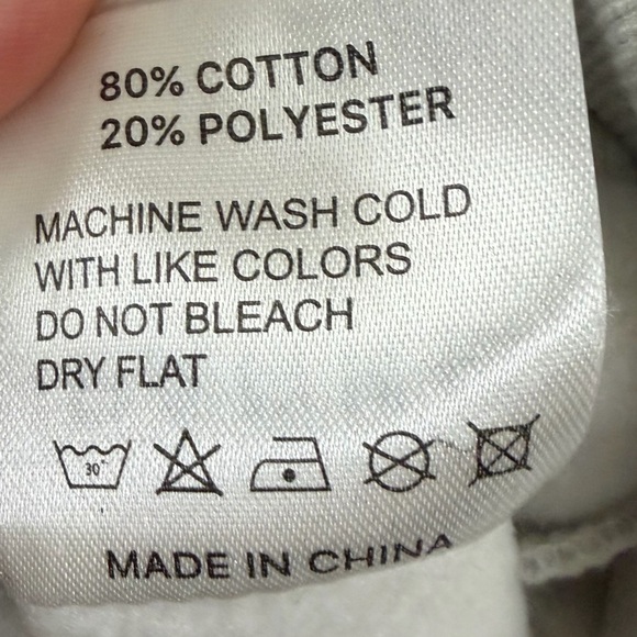 Women's Gray Sweatshirt with Brown Lettering - Picture 5 of 7